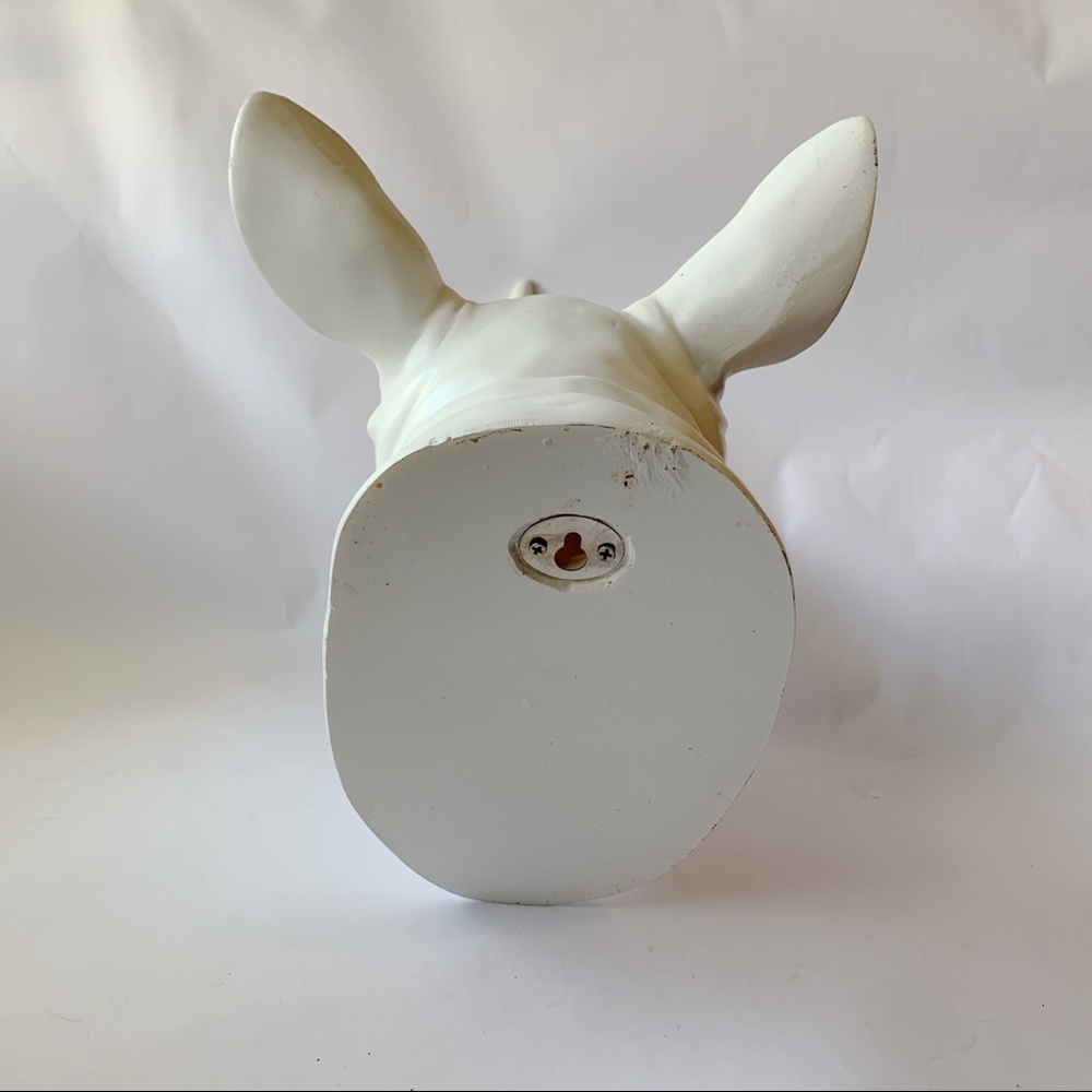 Z Galleries // White Plaster Rhino Head Wall Hanging - Picture 6 of 6
